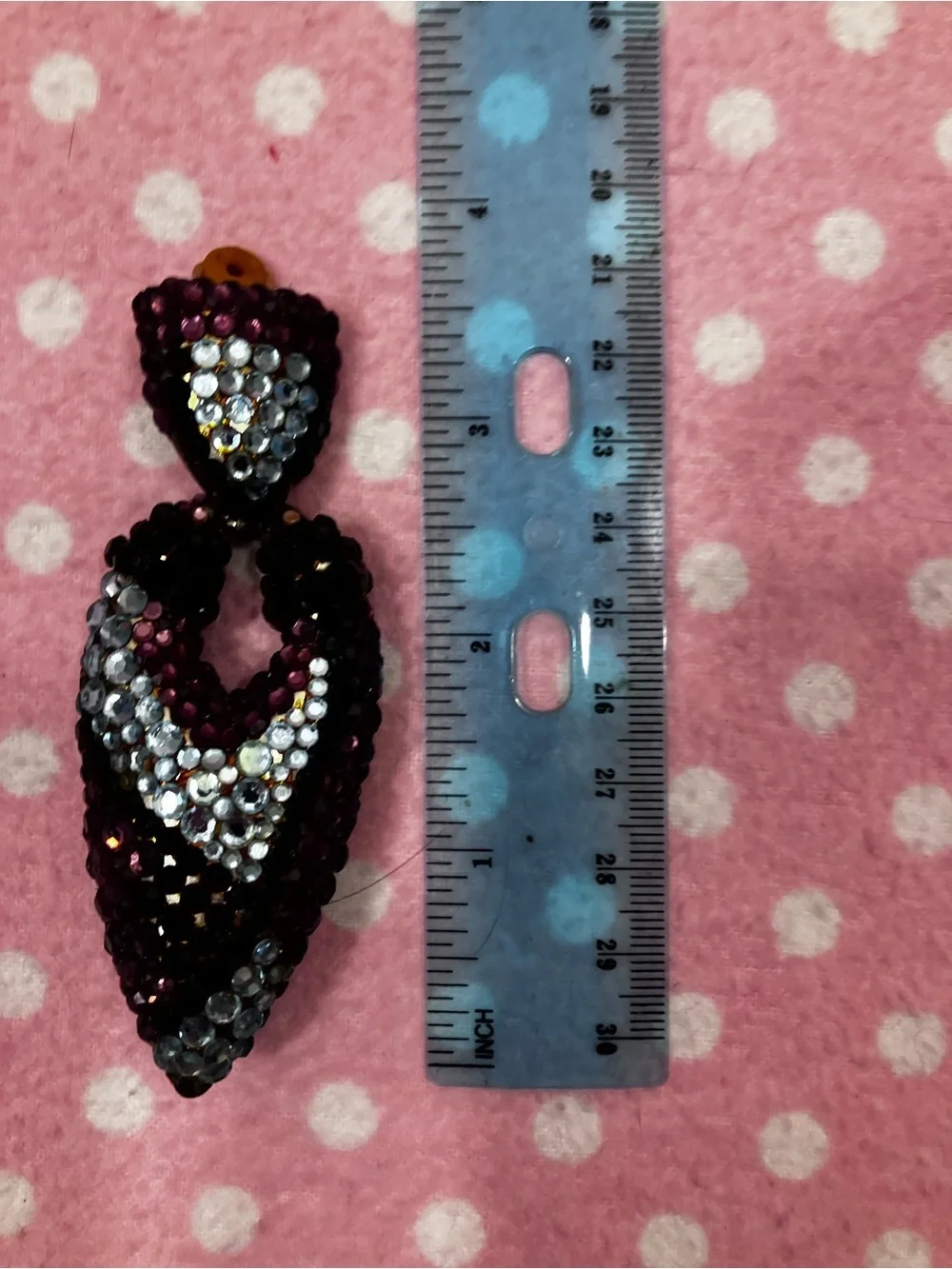 Vintage Beaded Clip-on Earrings.